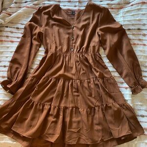SHEIN Long Sleeve Midi Dress Size XL